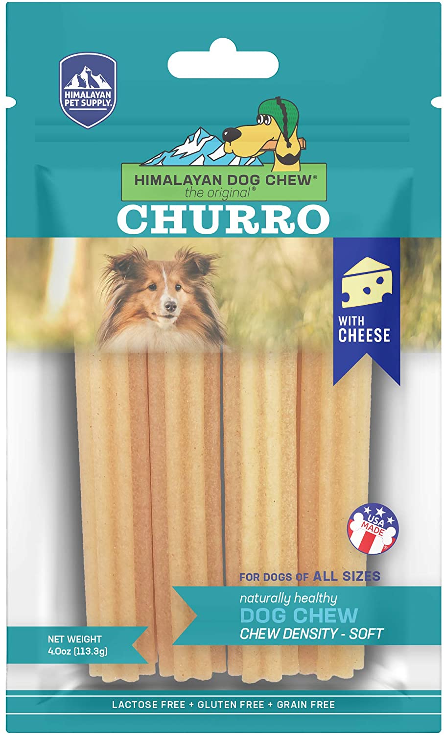 Himalayan Dog Chew - Yaky Churro CHEESE