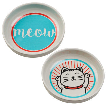 Ore' Originals - Pet Bowl Gift Set - Lucky Cat